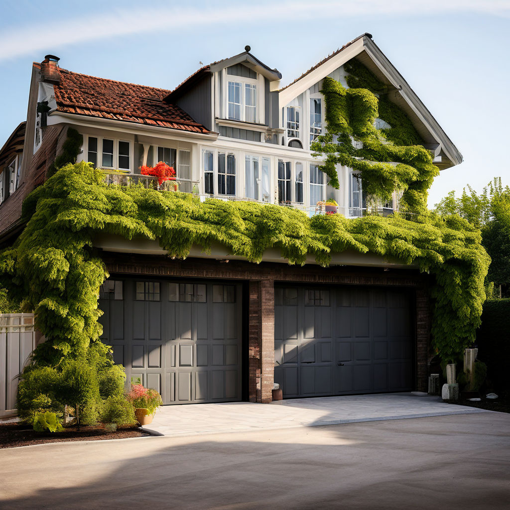 new Double garage door